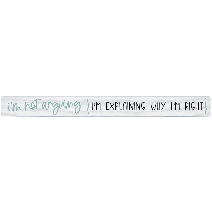 Not Arguing 