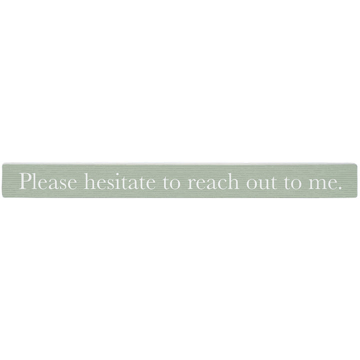 Please Hesitate