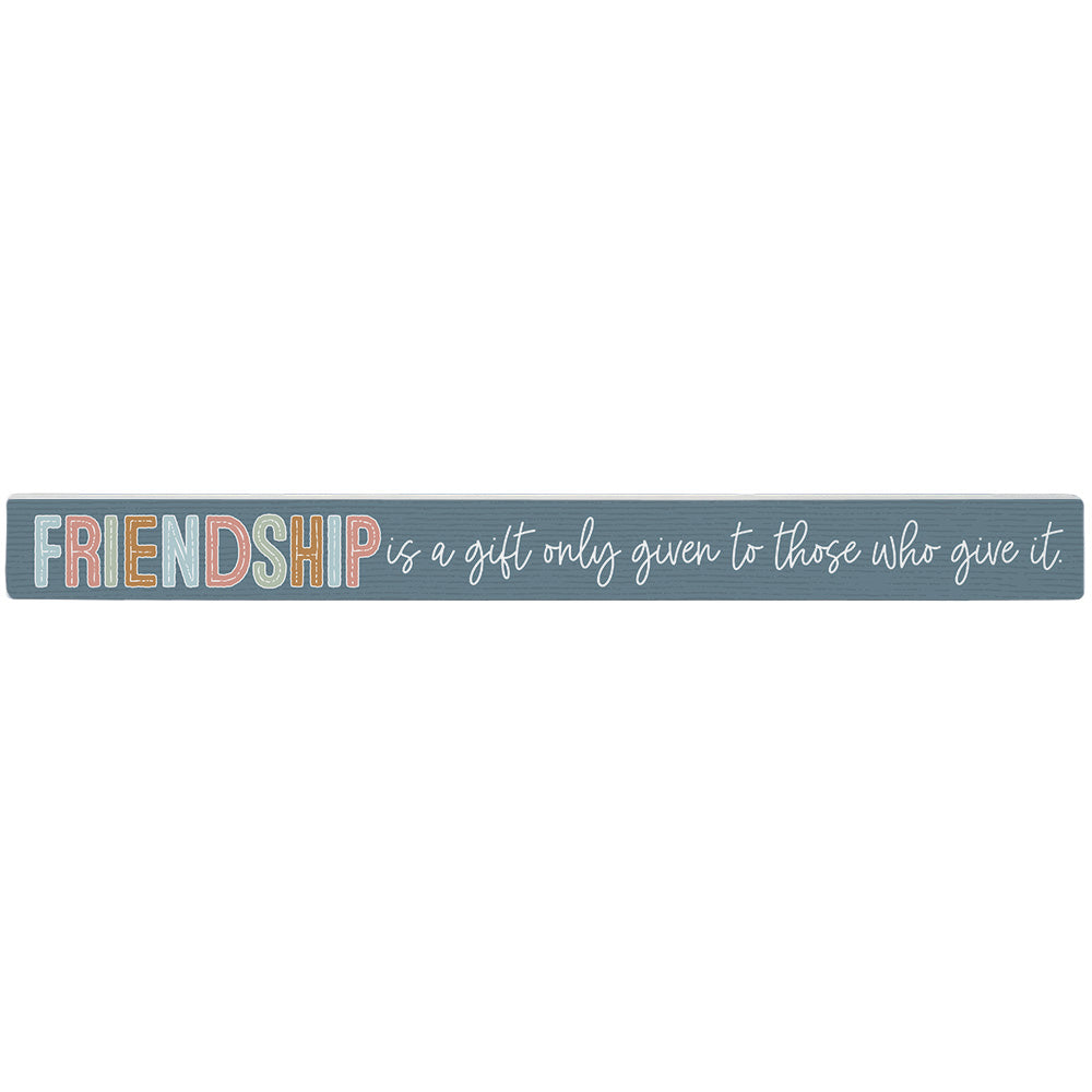 Friendship Is  A Gift Blue
