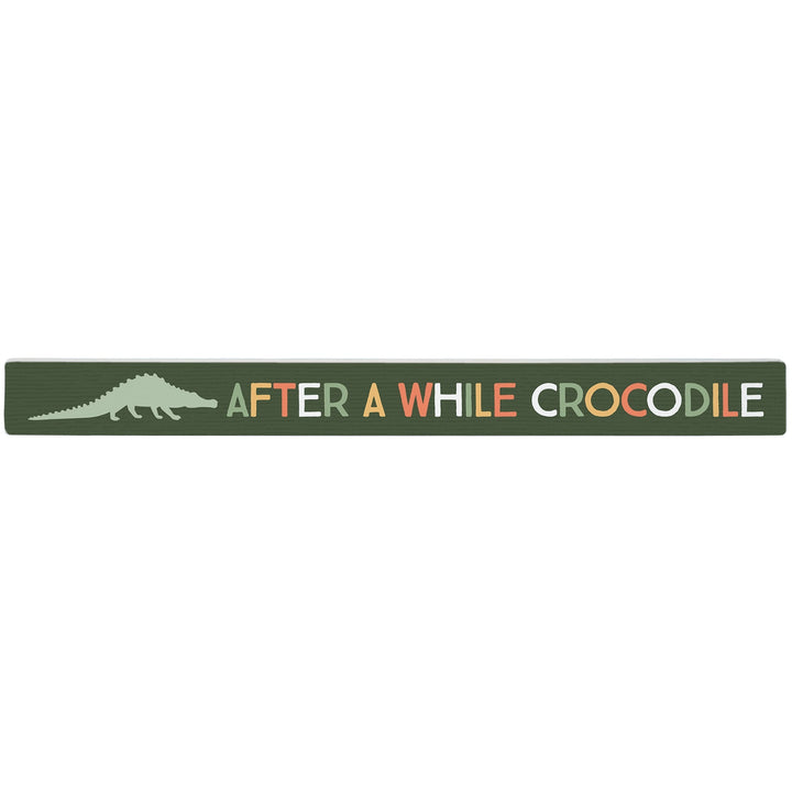 A While Crocodile Green