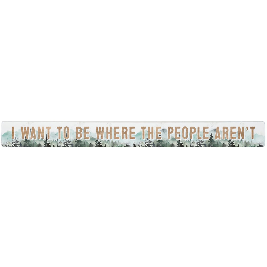 Where People Aren't