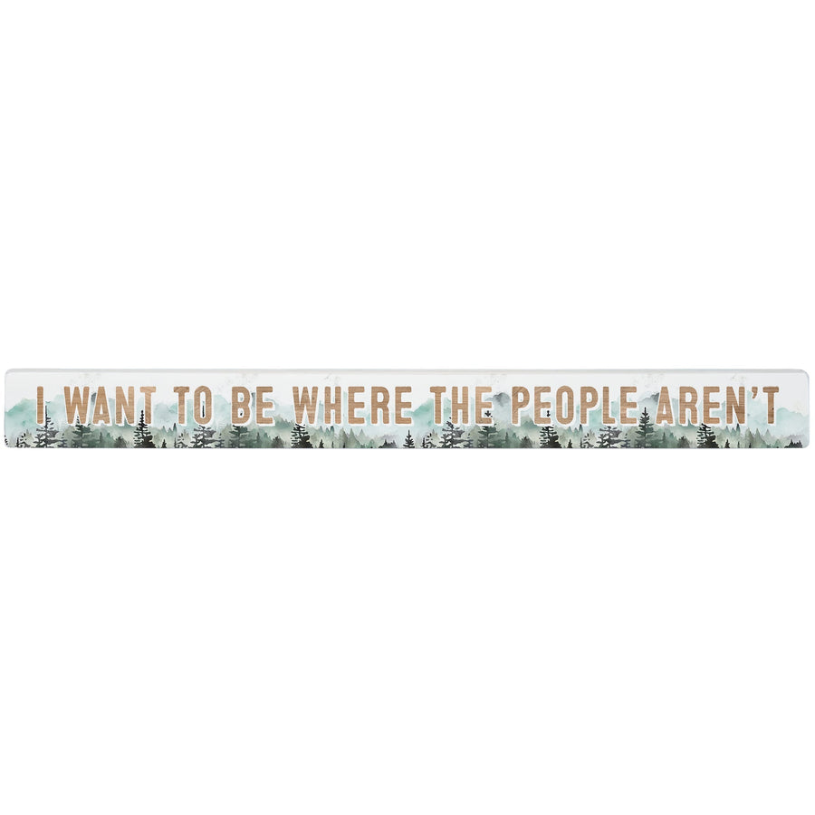 Where People Aren't