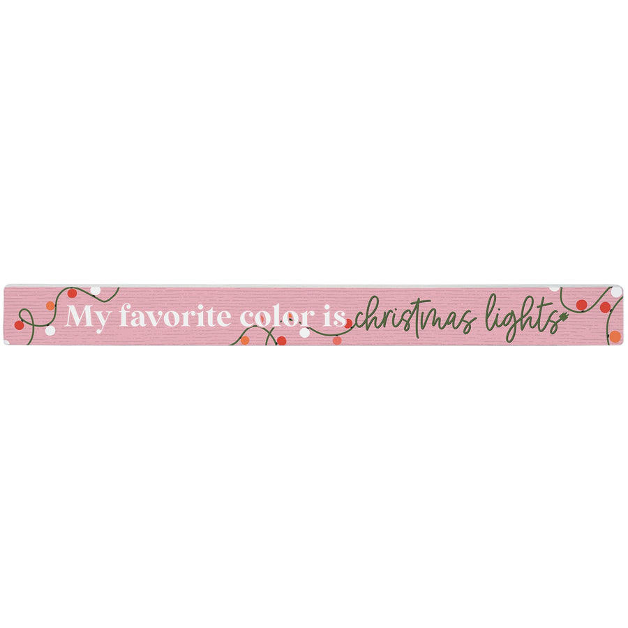 Favorite Color Christmas Pink