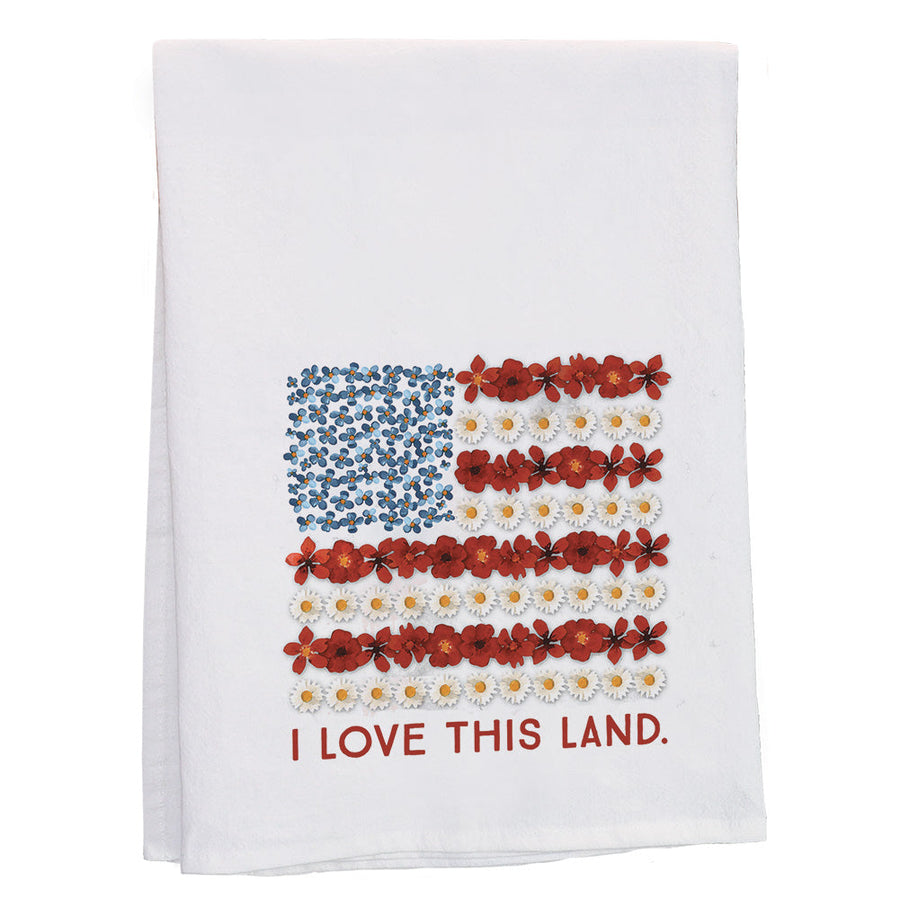 Floral Flag Love Land