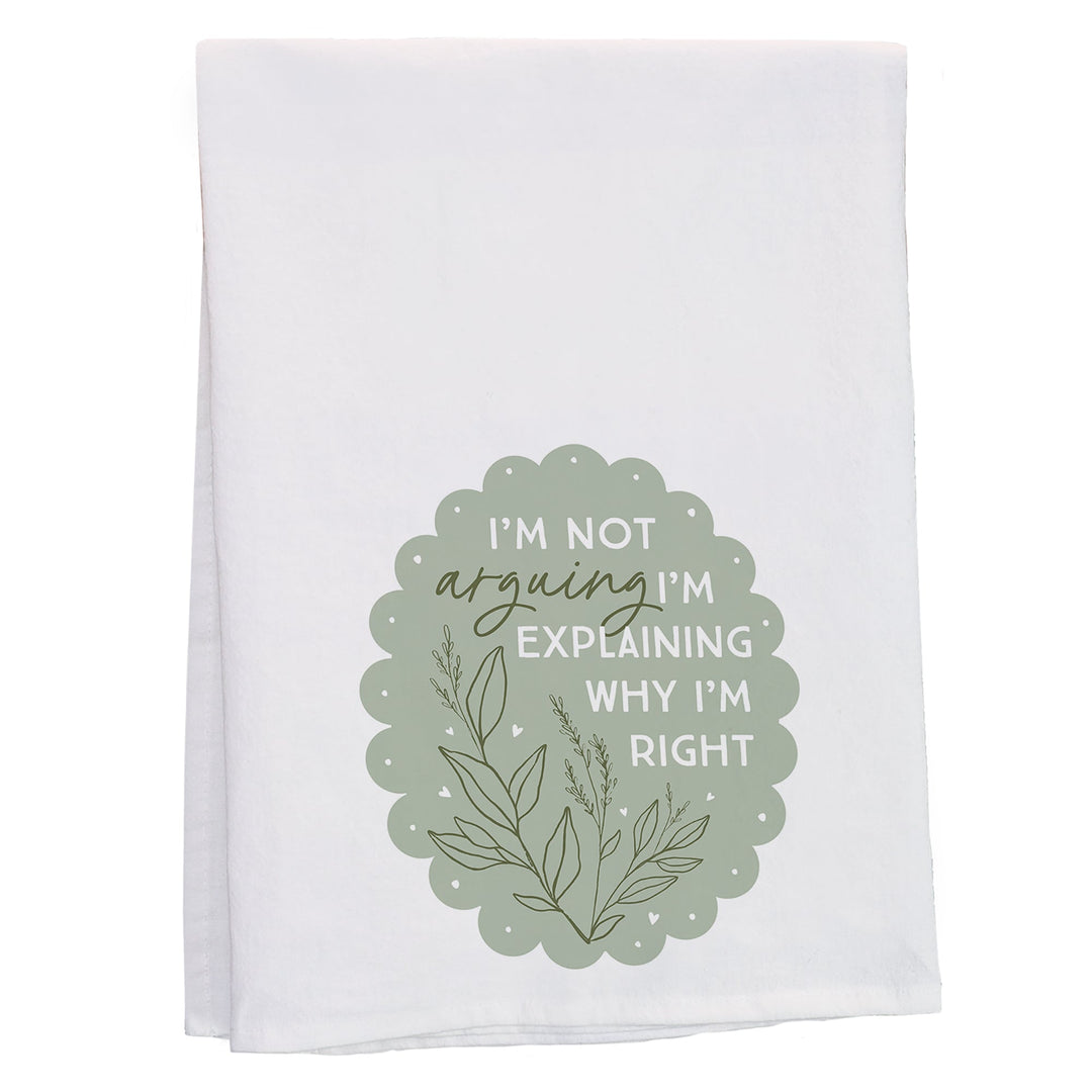 Not Arguing Explaining