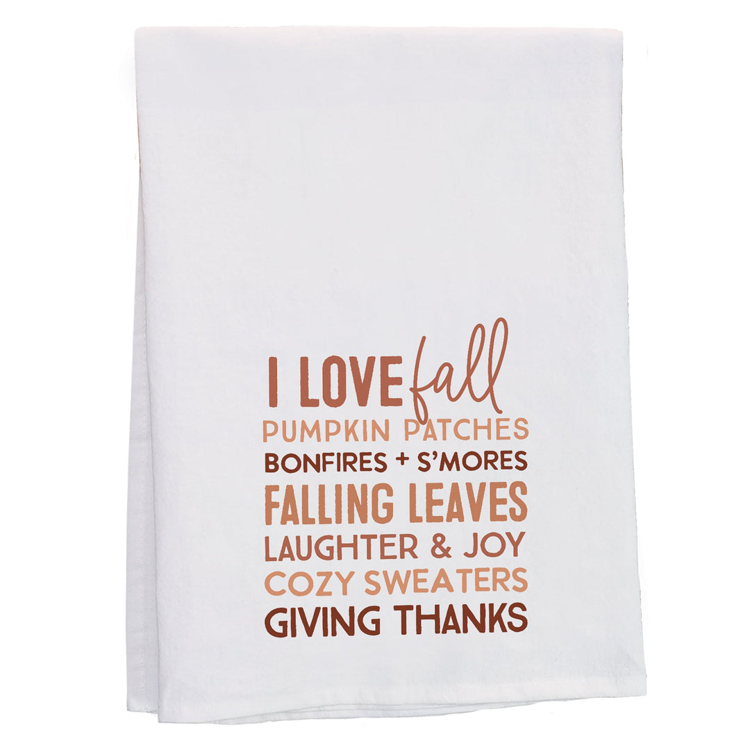I Love Fall List