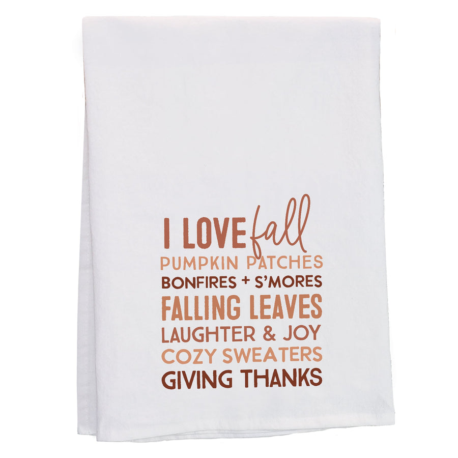 I Love Fall List