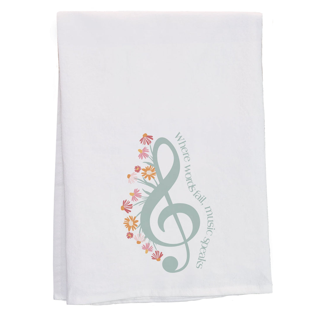 Floral Treble Clef