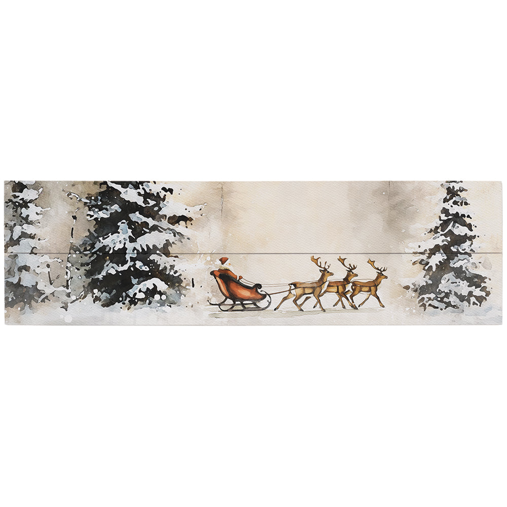Santa Sleigh Woods