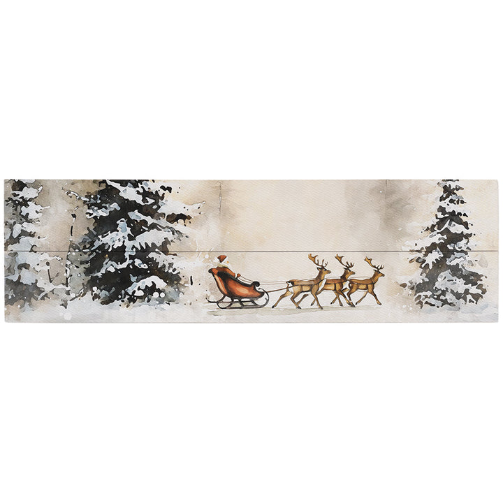Santa Sleigh Woods