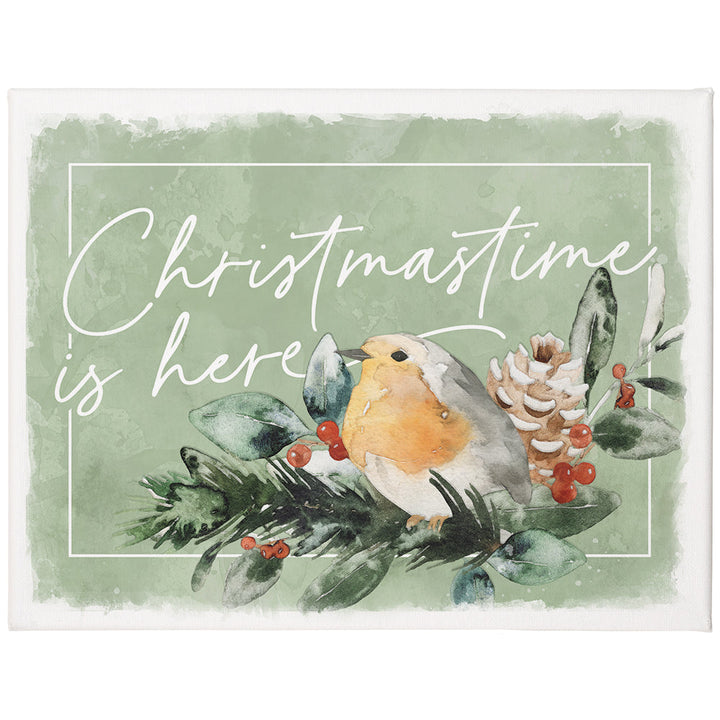 Christmastime Bird 12x9