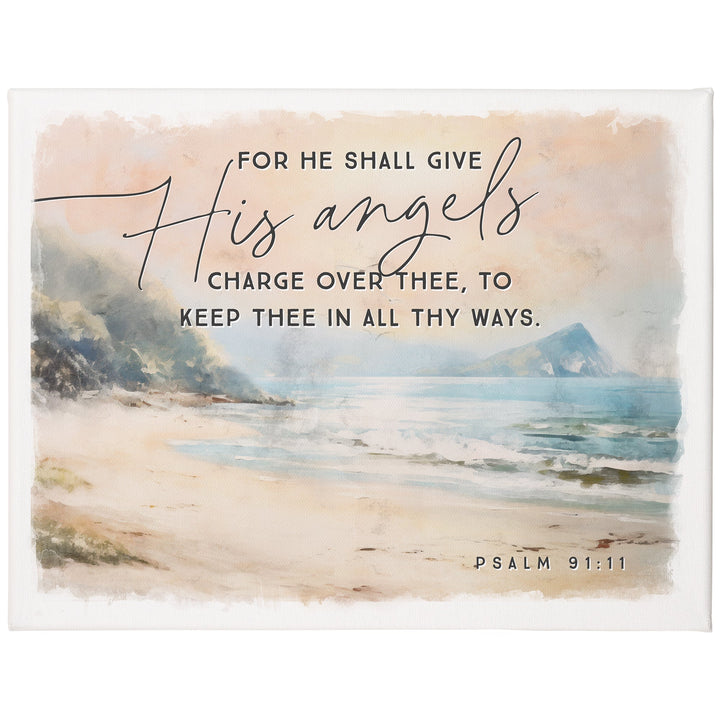 His Angels Beach 12x9