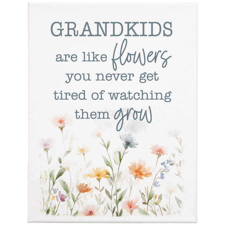 Grandkids Like Flowers 9x12