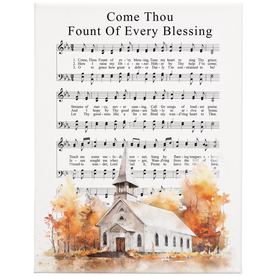 Come Thou Fount Fall 9x12