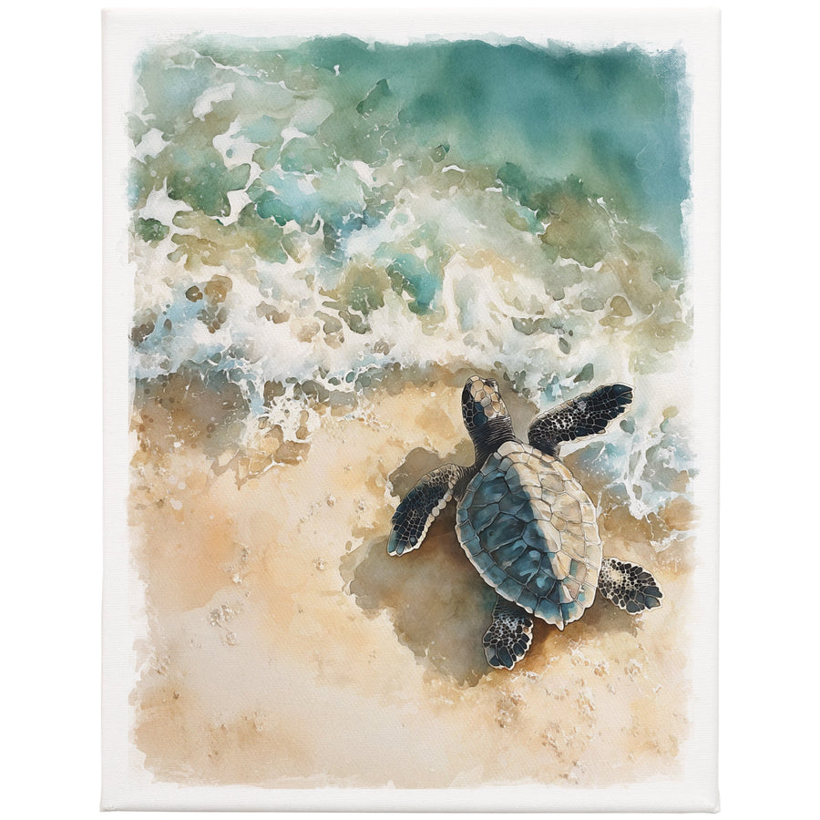 Turtle Shoreline 9x12